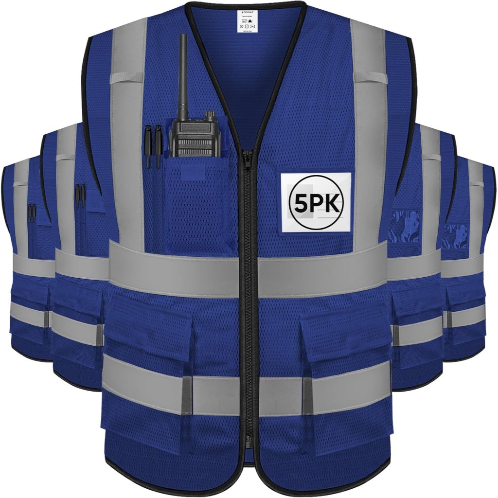 Reflective Safety Vest High Visibility Class Ii Mesh Vest For Women & Men Meets